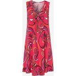 Paisley-mönstrade Röda Ärmlösa V-ringade klänningar från Cellbes på rea med V-ringning för Damer 