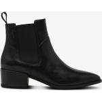 Svarta Ankle-boots från Vagabond i storlek 37 med spetsig tå med Klackhöjd 3cm till 5cm i Läder för Damer 