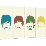Flerfärgade The Beatles Konsttryck 