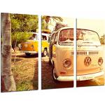 Väggmålning – Volkswagen Vintage Hippie Van, 97 x