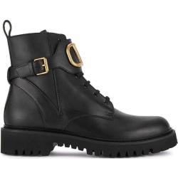 Valentino Garavani VLogo Signature Combat Boots Black, Dam