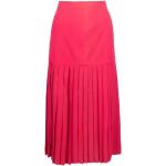 Vintage Hållbara Rosa Plisserade kjolar för Damer 