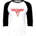 Van Halen Långärmad tröja - Red Logo - XS M - för Herr - vit/svart
