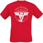 Van Halen T-shirt - 1979 Tour - S XXL - för Herr - röd