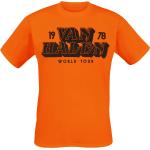 Van Halen T-shirt - Tour 1978 - S XXL - för Herr - orange