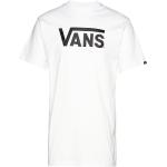 Vita Kortärmade Kortärmade T-shirts från Vans Classic i Storlek XS 