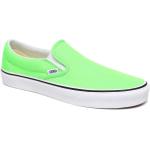 Gröna Slip-in sneakers från Vans Classic på rea i storlek 37 med Slip-on i Mocka för Herrar 