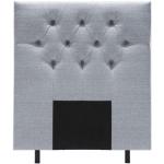 Ljusgråa Sänggavlar 120 cm från SoffaDirekt i Plast 