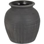 Svarta Vaser med skinande finish från Strömshaga 