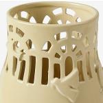 Gula Keramikvaser med skinande finish från Kähler Design - 18 cm 