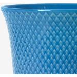 Blåa Glasvaser från Lyngby Porcelæn med Tulpaner i Glas - 20 cm 