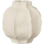 Vita Vaser i Stengods - 10 cm 