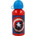 Captain America Vattenflaskor med sugrör i Aluminium 
