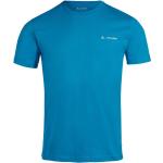 Vaude Brand Short Sleeve T-shirt Blå S Man
