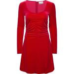 Kortkorta Röda Jerseyklänningar från Ganni i Storlek XS för Damer 