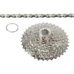 Ventura Power With Chain Cassette Silver 8s / 11-36t