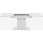 Vita Matbord i glas från Venture Home på rea förlängningsbara i Glas 