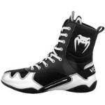 Venum Elite Boxing Shoes, Black-White