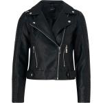 MC/Biker wear Svarta MC jackor Asymmetriska från Vero Moda i Storlek XS för Damer 