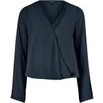 Midnattsblåa Långärmade Långärmade blusar från Vero Moda på rea i Storlek XS i Spets för Damer 