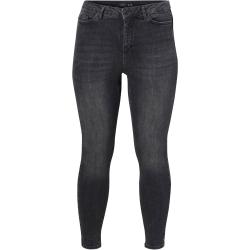 Vero Moda Curve - Jeans vmLora HW SS Bl Wash Jeans Curve - Svart - W44/L32