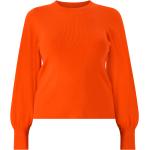 Orange Stickade tröjor med puffärm från Vero Moda i Storlek 3 XL i Viskos för Damer 