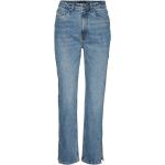 Ljusblåa High waisted jeans från Vero Moda i Denim för Damer 