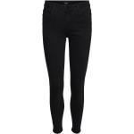 Ekologiska Svarta Slim fit jeans från Vero Moda på rea i Storlek XXS för Damer 