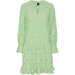Gröna Långärmade Spetsklänningar från Vero Moda på rea i Spets för Damer 
