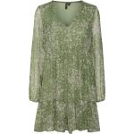 Olivgröna V-ringade klänningar från Vero Moda på rea i Storlek S med V-ringning för Damer 
