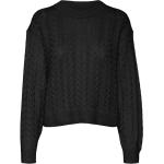 Svarta Kabelstickade tröjor från Vero Moda i Storlek S för Damer 