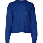 Blåa Kabelstickade tröjor från Vero Moda i Storlek XS för Damer 