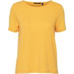 Gula T-shirts från Vero Moda på rea i Storlek XS i Polyester för Damer 
