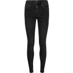 Ekologiska Svarta High waisted jeans från Vero Moda på rea i Storlek XS i Denim för Damer 