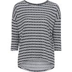 Ljusgråa Trekvartsärmade Stickade tröjor från Vero Moda på rea i Storlek S med Rund ringning för Damer 