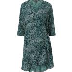 Vero Moda - Omlottklänning vmHenna 3/4 Wrap Dress - Grön - 34/36