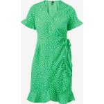 Gröna Omlottklänningar med volang från Vero Moda på rea i Storlek XS för Damer 