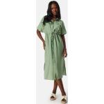 Casual Gröna Kortärmade Skjortklänningar från Vero Moda i Storlek M för Damer 