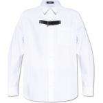 Casual Vita Långärmade skjortor från Versace i Bomull för Herrar 