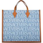 Blåa Handväskor från Versace på rea för Herrar 