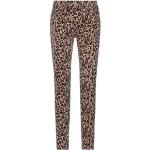 Leopard-mönstrade Beige Stretch jeans från Versace Versace Jeans i Storlek S i Denim för Damer 