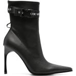 Versace Jeans Couture Svarta Ankelboots för Kvinnor Aw23 Black, Dam