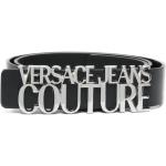 Svarta Läderbälten från Versace Versace Jeans på rea i Läder för Herrar 