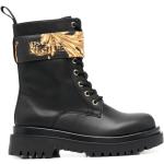 Casual Svarta Ankle-boots från Versace Versace Jeans på rea med Snörning i Syntet för Damer 