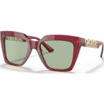 Röda Damsolglasögon från Versace i Acetat 