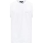 Vita Kortärmade Kortärmade T-shirts från Versace i Bomull för Herrar 