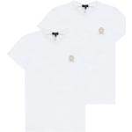 Vita T-shirts från Versace på rea 2 delar i Bomull för Herrar 
