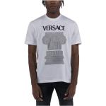 Vita T-shirts från Versace på rea i Storlek M i Bomull för Herrar 