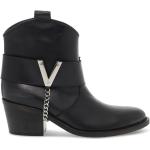 Svarta Ankle-boots från VIA ROMA på rea i storlek 15 i Läder för Damer 