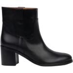 Svarta Ankle-boots från VIA ROMA på rea med Klackhöjd 5cm till 7cm i Kalvskinn för Damer 